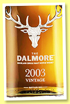 Dalmore 2003/2022 'Vintage' (46.9%, OB) 