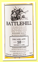 Drumblade 10 yo 2011/2021 (46%, Duncan Taylor, Battlehill, blended malt, sherry cask)