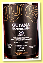 Enmore 29 yo 1991/2021 (51.2%, Nobilis Rum, Selected by Rum Exchange, cask #NR10, 191 bottles) 