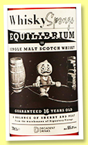 Equilibrium #2 16 yo 2005/2022 (55%, WhiskySponge, single malt, second fill sherry hogsheads) 