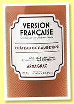 Château de Gaube 1972/2022 (43.4%, LMDW, Version Française, Armagnac)