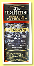 Glen Grant 23 yo 1995/2019 (51%, The Maltman for Shinanoya, In The Black, Japan, sherry cask, cask #11, 283 bottles) Glen Grant 23 yo 1995/2019 (51%, The Maltman for Shinanoya, In The Black, Japan, sherry cask, cask #11, 283 bottles)