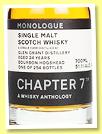 Glen Grant 24 yo 1998/2022 (51.1%, Chapter 7, bourbon hogshead, cask #6454, 254 bottles) Glen Grant 24 yo 1998/2022 (51.1%, Chapter 7, bourbon hogshead, cask #6454, 254 bottles)