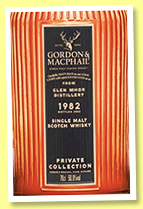 Glen Mhor 40 yo 1982/2022 (50.8%, Gordon & MacPhail, Private Collection, The Recollection, refill sherry hogshead, cask #72, 174 bottles)