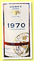 Godet 1970/2017 (43%, OB, Petite Champagne, for Japan, cask #FB0021, 132 bottles) 