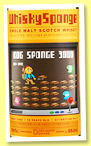 Knockdhu 16 yo 2006/2022 (55%, WhiskySponge, heavily peated, refill hogshead, 321 bottles) 