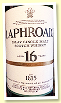 Laphroaig 16 yo (48%, OB, rotation 2019)
