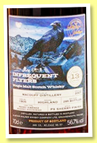 Macduff 13 yo 2007/2021 (56.7%, Alister Walker Infrequent Flyers, Selected by Or Sileis, PX sherry hogshead, cask #1805, 285 bottles)