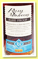 Malecon 18 yo 1998 'Rare Proof' (51.7%, OB, Panama, +/-2017)