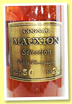 Mauxion 'Lot 56' (45%, OB, Petite Champagne, Belgian import, +/-2022)