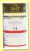 Mortlach 14 yo 2008/2022 (50%, Hunter Laing, Old Malt Cask, refill hogshead, cask #HL19622, 310 bottles)