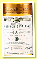 Mortlach 30 yo 1973/2004 (50%, Douglas Laing, Old Malt Cask, refill hogshead, cask #1388, 298 bottles)