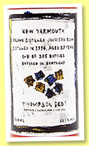 New Yarmouth 27 yo 1994/2022 (60.1%, Thompson Bros., Jamaica, 285 bottles) 