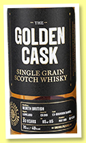 North British 30 yo 1991/2021 (49%, The Golden Cask for The Whisky Barrel, bourbon barrel, cask #CG002, 42 bottles)
