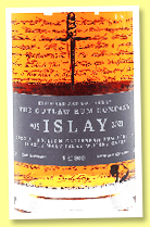 Outlaw Rum 'Islay Cask #5' (43%, Outlaw Rum Co., 900 bottles, 2021) Outlaw Rum 'Islay Cask #5' (43%, Outlaw Rum Co., 900 bottles, 2021)