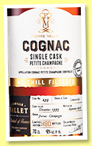 Pierre Vallet 1978 (48%, OB, Grande Champagne, cask #820, +/-2022) 