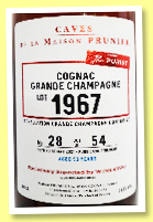 Prunier 53 yo 1967/2021 (51.9%, WineForYou for The Purist, Grande Champagne, 54 bottles)