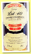 Prunier 'Lot 40' (55%, OB, Wine4You, Grande Champagne, 168 bottles, 2021)