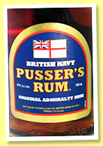 Pusser's Rum (40%, OB, Guyana, +/-2021) Pusser's Rum (40%, OB, Guyana, +/-2021)