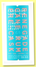 Renegade 'Pre cask New Bacolet 2021' (50%, OB, Grenada) Renegade 'Pre cask New Bacolet 2021' (50%, OB, Grenada)