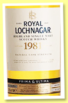 Royal Lochnagar 1981/2021 (52.5%, OB, Prima & Ultima Third Release, refill American oak hogsheads, 1,100 bottles, 2022) Royal Lochnagar 1981/2021 (52.5%, OB, Prima & Ultima Third Release, refill American oak hogsheads, 1,100 bottles, 2022)
