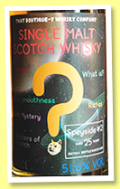 Secret Speyside #2 25 yo (51.6%, The Boutique-y Whisky Company, sherry, 2415 bottles, 2018) Secret Speyside #2 25 yo (51.6%, The Boutique-y Whisky Company, sherry, 2415 bottles, 2018)