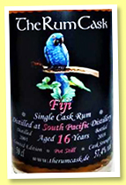 South Pacific Distillery 16 yo 2001/2018 (57.4%, The Rum Cask, Fiji).