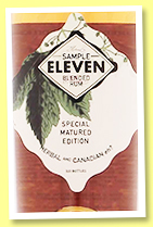 Special Edition 4 (55.2%, Sample Eleven, blended rum, maple syrup cask finish, 320 bottles, +/-2021) Special Edition 4 (55.2%, Sample Eleven, blended rum, maple syrup cask finish, 320 bottles, +/-2021)