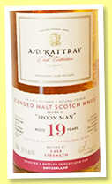 Spoon Man 19 yo 1999/2019 (59.1%, A.D. Rattray, bourbon hogshead, cask #2129, 259 bottles) Spoon Man 19 yo 1999/2019 (59.1%, A.D. Rattray, bourbon hogshead, cask #2129, 259 bottles)