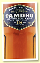 Tamdhu 18 yo (46.8%, OB, 2022)
