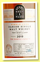Thy 2019/2022 (57.6%, Berry Bros. & Rudd, Denmark, Nordic Casks #2, quarter cask, cask #258, 235 bottles) Thy 2019/2022 (57.6%, Berry Bros. & Rudd, Denmark, Nordic Casks #2, quarter cask, cask #258, 235 bottles)