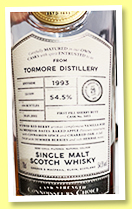 Tormore 29 yo 1993/2022 (54.5%, Gordon & MacPhail, Connoisseurs Choice, first fill sherry butt, cask #5053, 554 bottles) Tormore 29 yo 1993/2022 (54.5%, Gordon & MacPhail, Connoisseurs Choice, first fill sherry butt, cask #5053, 554 bottles)