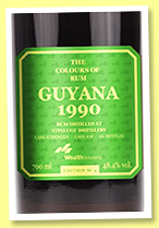 Uitvlugt 31 yo 1990 (48.4%, Wealth Solutions, The Colours of Rum, No.4, cask #18, 161 bottles) Uitvlugt 31 yo 1990 (48.4%, Wealth Solutions, The Colours of Rum, No.4, cask #18, 161 bottles)