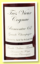 Vallein Tercinier 60 yo 'Rencontre 62' (42.6%, Jack Tar & Lux Coin, single dame jeanne, 100 bottles, 2022)