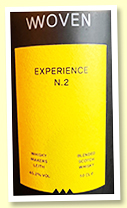 Woven Blended Scotch Whisky 'Experience N.2' (45.2%, OB, -/+ 2021, 395 bottles)
Woven Blended Scotch Whisky 'Experience N.2' (45.2%, OB, -/+ 2021, 395 bottles)