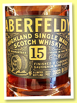 Aberfeldy 15 yo 'Napa Valley' (43%, OB, batch #2922/B, +/-2022)
