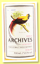 An Irish Distillery 30 yo 1990/2020 (53.1%, Archives, for Taiwan, rum barrel, cask #589, 148 bottles) 