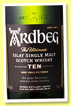 Ardbeg 10 yo 'Ten' (46%, OB, +/-2022) Ardbeg 10 yo 'Ten' (46%, OB, +/-2022)