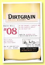 Blackwater 'Dirtgrain Mash Bill #08' (45.3%, OB, Ireland, bourbon cask, 1000 bottles, 2022)