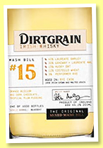 Blackwater 'Dirtgrain Mash Bill #15' (44.2%, OB, Ireland, rye cask, 1000 bottles, 2022)