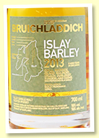 Bruichladdich 8 yo 2013/2022 'Islay Barley' (50%, OB, 75% American oak, 25% ex-wine casks)
