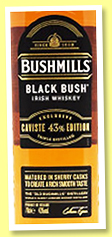Bushmills 'Black Bush - Caviste Edition' (43%, OB, Ireland, +/-2022) 