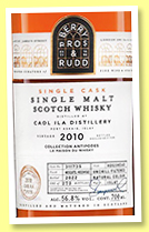 Caol Ila 12 yo 2010/2022 (56.8%, Berry Bros. & Rudd, for LMDW, Antipodes, Moscatel finish, cask #311735, 270 bottles) Caol Ila 12 yo 2010/2022 (56.8%, Berry Bros. & Rudd, for LMDW, Antipodes, Moscatel finish, cask #311735, 270 bottles)