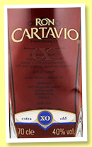 Cartavio 18 yo 'XO' (40%, OB, Peru, +/-2022)