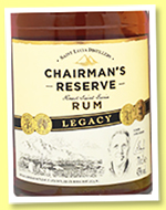 Chairman's Reserve 'Legacy' (43%, OB, St. Lucia, +/-2021)