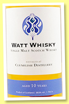 Clynelish 10 yo 2011/2022 (59.5%, Watt Whisky, barrel, 210 bottles) Clynelish 10 yo 2011/2022 (59.5%, Watt Whisky, barrel, 210 bottles)