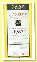 Clynelish 15 yo 1982/1997 (57.7%, OB, Flora & Fauna Cask Strength) Clynelish 15 yo 1982/1997 (57.7%, OB, Flora & Fauna Cask Strength)