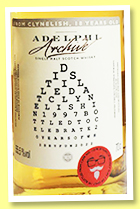Clynelish 18 yo 1997 (55.5%, Adelphi Archive, 20 years of Whiskyfun, cask #12378, 145 bottles, released 2022) Clynelish 18 yo 1997 (55.5%, Adelphi Archive, 20 years of Whiskyfun, cask #12378, 145 bottles, released 2022)