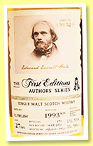 Clynelish 27 yo 1993/2021 (53.8%, Hunter Laing, The First Editions Author's Series, bourbon barrel, cask #HL 18443) Clynelish 27 yo 1993/2021 (53.8%, Hunter Laing, The First Editions Author's Series, bourbon barrel, cask #HL 18443)