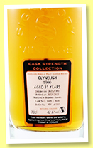 Clynelish 31 yo 1990/2022 (42.6%, Signatory Vintage, Cask Strength Collection, bourbon barrels, casks #3689 – 3690, 197 bottles) Clynelish 31 yo 1990/2022 (42.6%, Signatory Vintage, Cask Strength Collection, bourbon barrels, casks #3689 – 3690, 197 bottles)